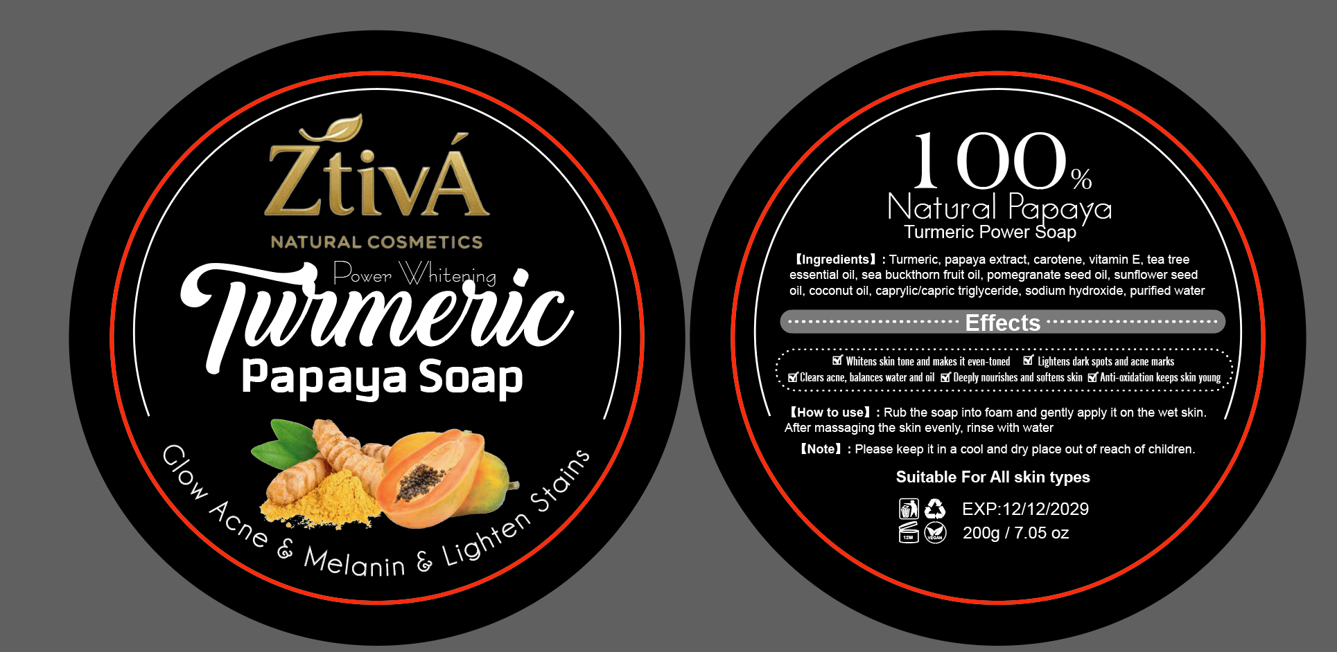 Turmeric Papaya Power Whitening Soap
